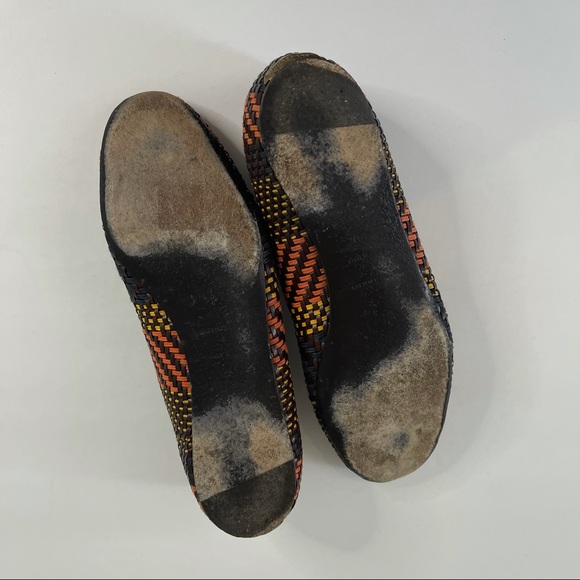 Burberry Multicolor Woven Leather Ballet Flat Size 40.5 - Picture 3 of 15